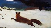 Winslow Homer The Fox Hunt Sweden oil painting artist